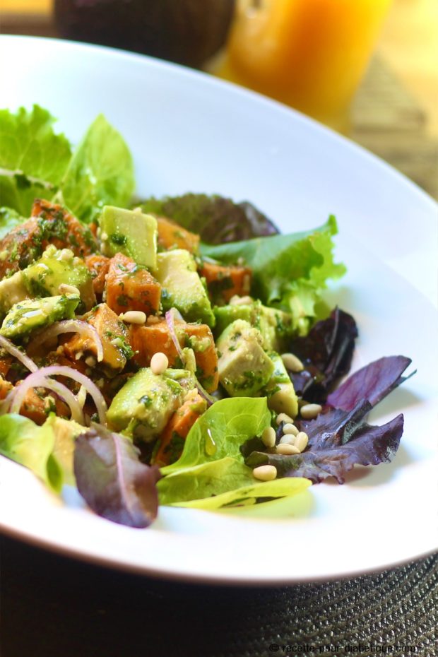 salade patate douce