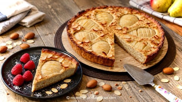 Tarte amandine aux poires, façon Bourdaloue à l'ancienne