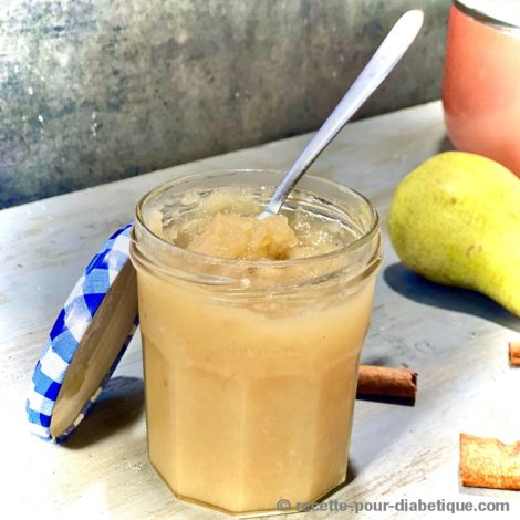 Confiture Poire Cannelle sans sucre
