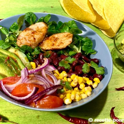Salade Mexicaine au Poulet