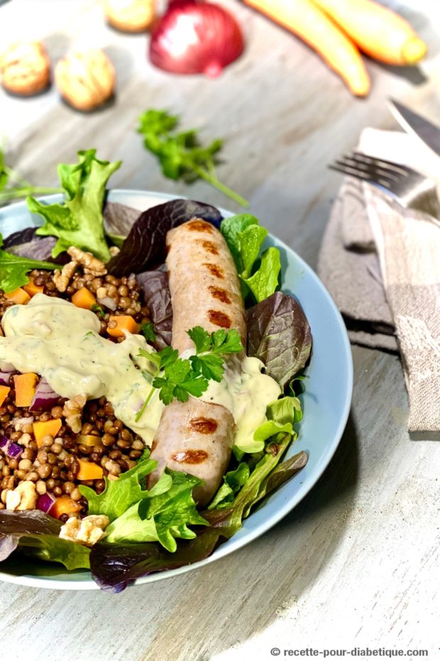 saucisse de toulouse lentilles
