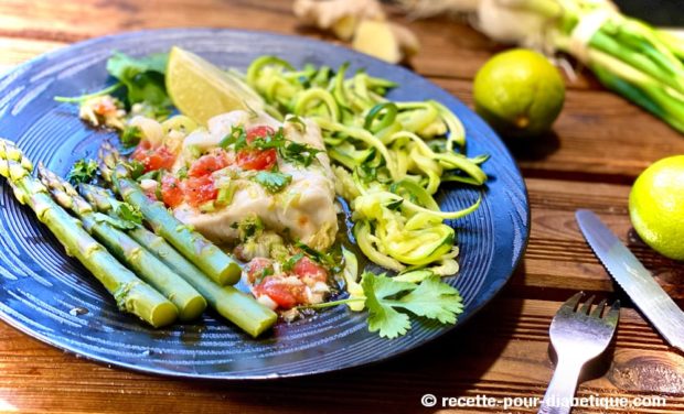 poisson vapeur sauce vierge