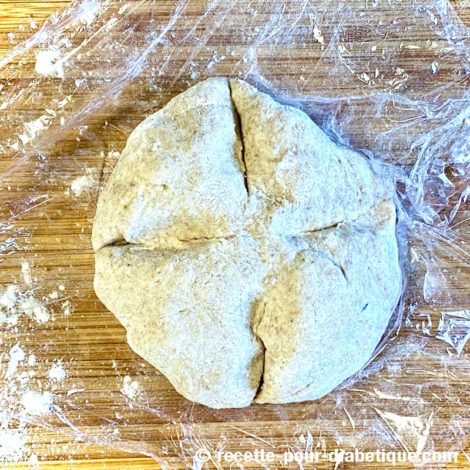 Pâte feuilletée à la farine complète (IG plus faible)