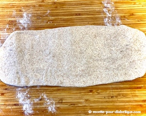 Pâte feuilletée à la farine complète (IG plus faible)