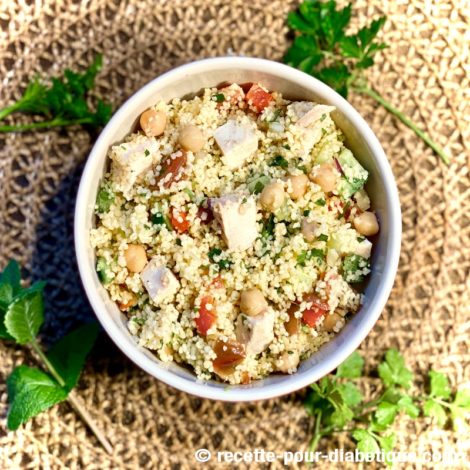 Taboulé au Poulet et Pois chiches
