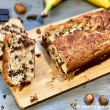 Banana Bread aux pépites de chocolat (allégé)