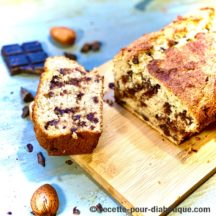 Banana Bread aux pépites de chocolat (allégé)