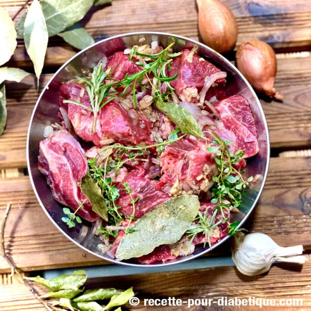 Boeuf Bourguignon sans vin