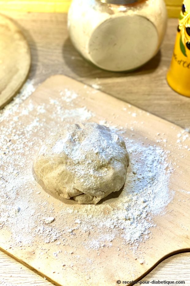 pâte à pizza farine complète