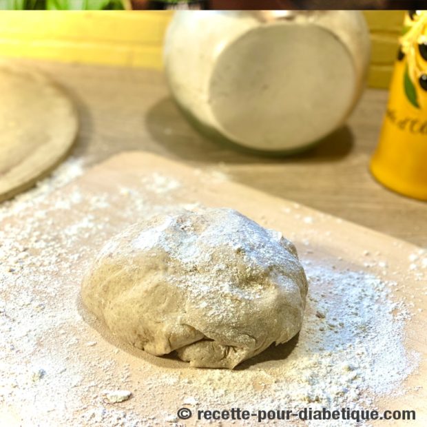Pâte à Pizza à la Farine semi complète ou IG Bas