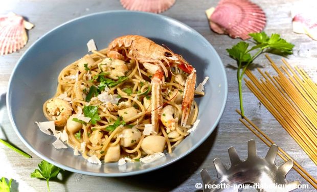 Cassolette de pâtes complètes aux légumes verts zéro grignotage