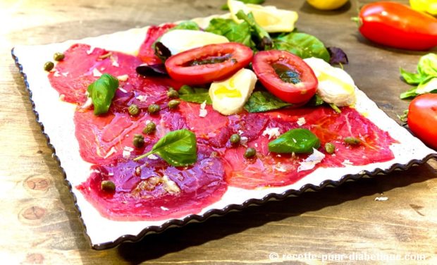 carpaccio de boeuf