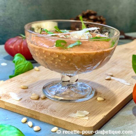 Gaspacho à l'Italienne au Pesto