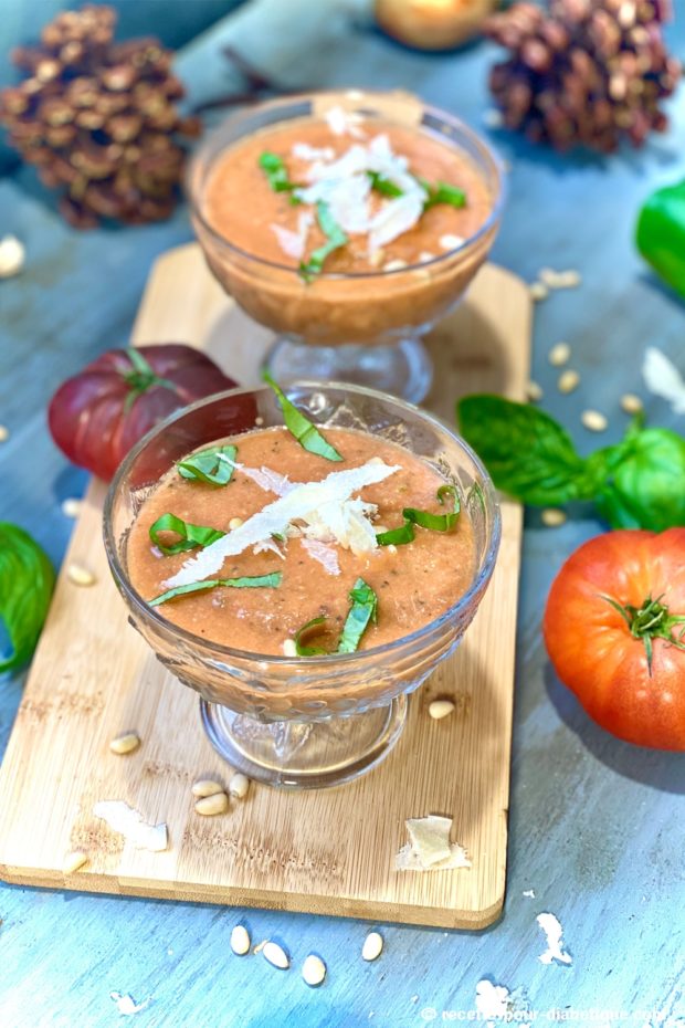 gaspacho italien pesto