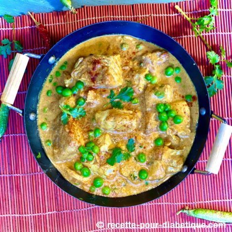 Filet de lieu noir au curry