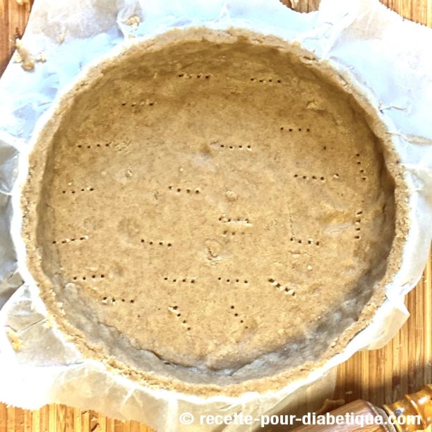 Tarte aux Nectarines Amandine ( IG faible )