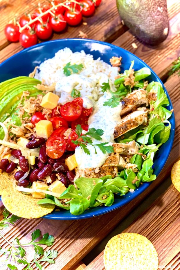 salade tex mex au riz
