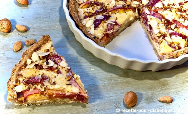 tarte amandine nectarine