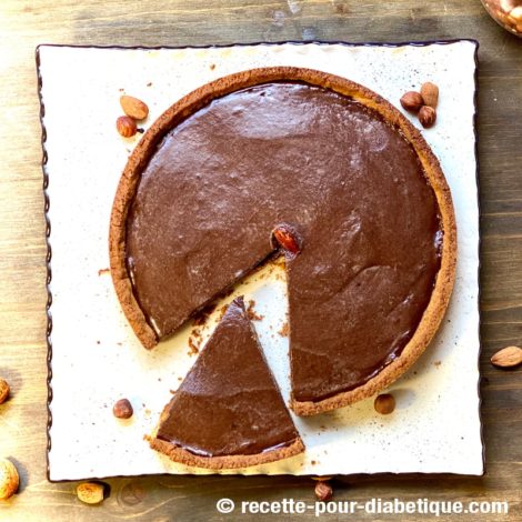 Tarte au Chocolat Praliné Maison