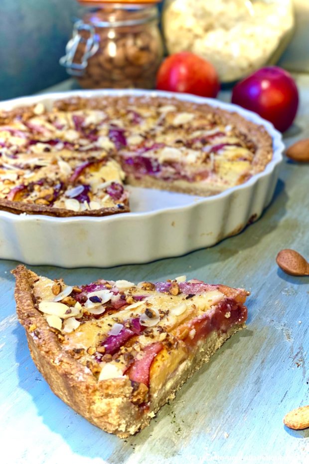 tarte aux nectarines et crème d'amande