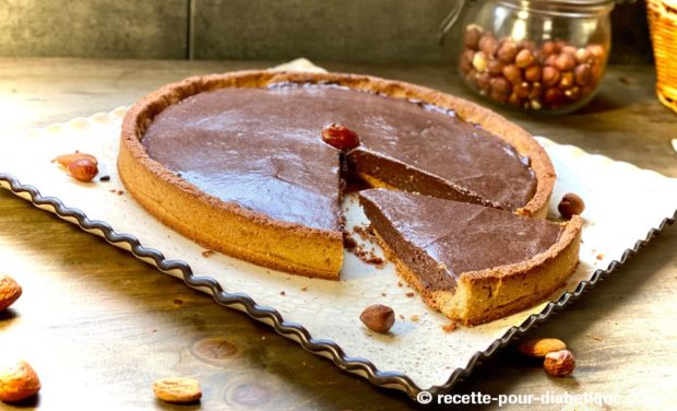 tarte ganache chocolat praliné
