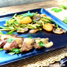Bavette d'Aloyau sauce Roquefort