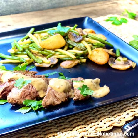 Bavette d'Aloyau sauce Roquefort