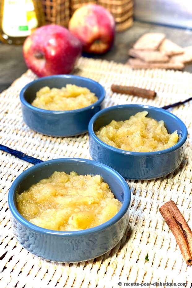 compote de pommes au miel
