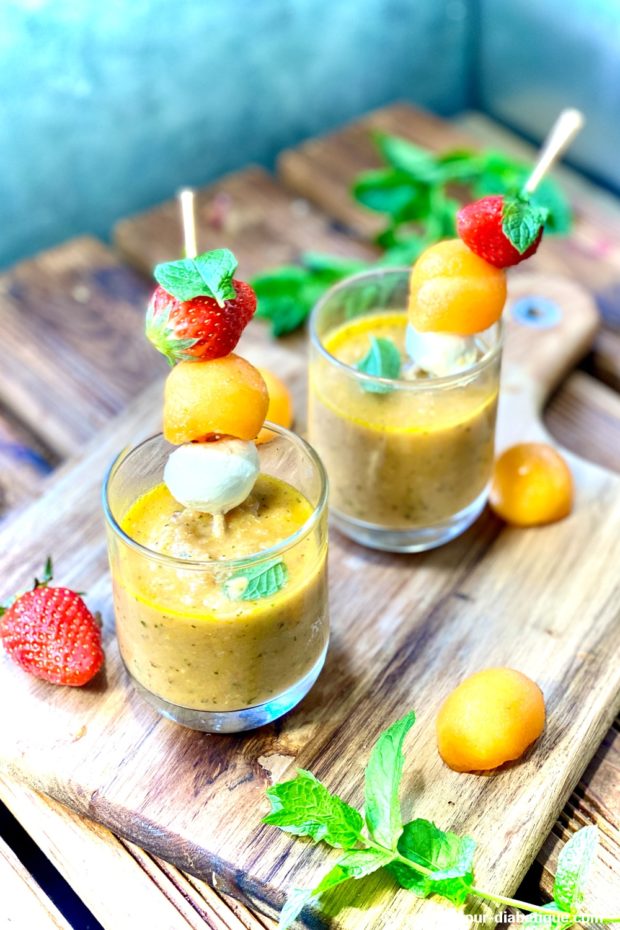 gaspacho fraise melon