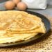 Crêpes à IG Bas à la farine d'Orge mondé
