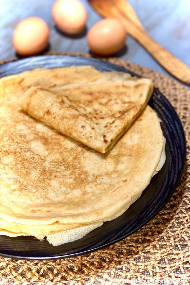 crêpes à la farine d'orge mondé