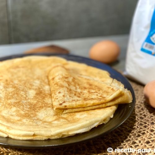 Crêpes allégées pour diabétiques et recettes IG bas