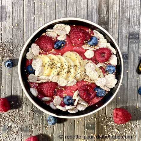 Smoothie Bowl Framboises Banane