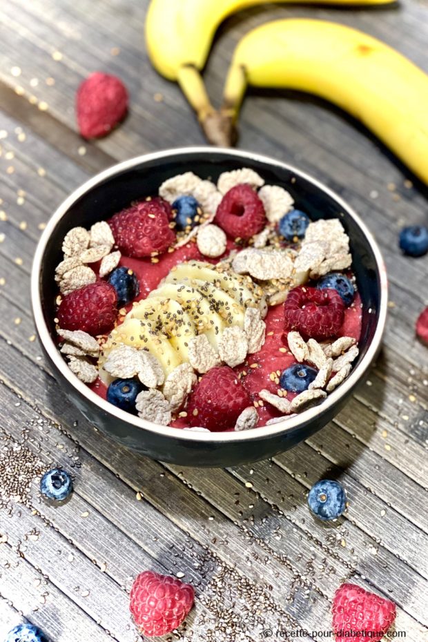 Smoothie Bowl Framboises Banane