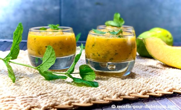 gaspacho melon menthe concombre
