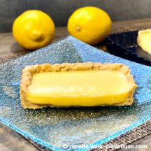Tarte au Citron IG Bas au Sirop d'Agave