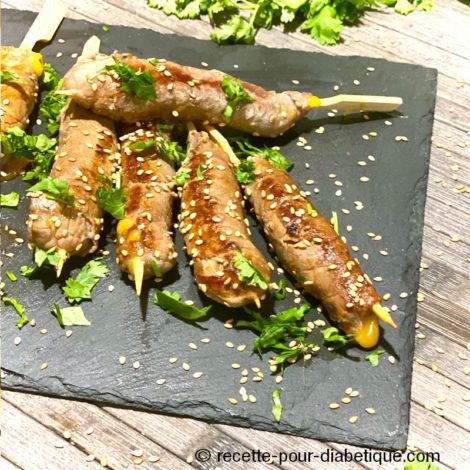 Yakitori Boeuf et Fromage