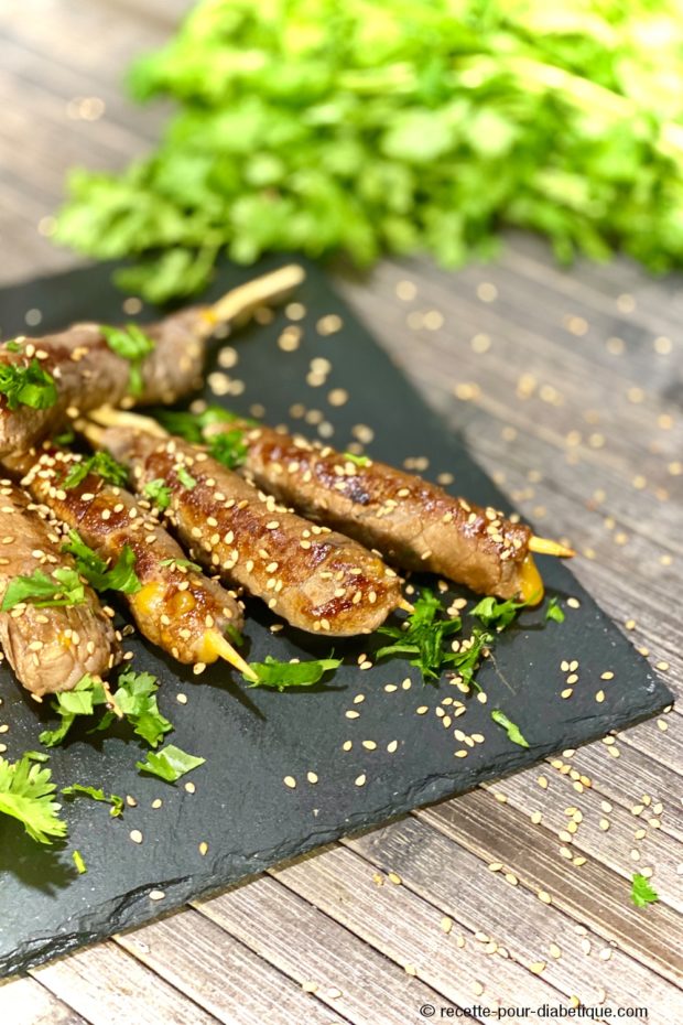 Yakitori Boeuf et Fromage