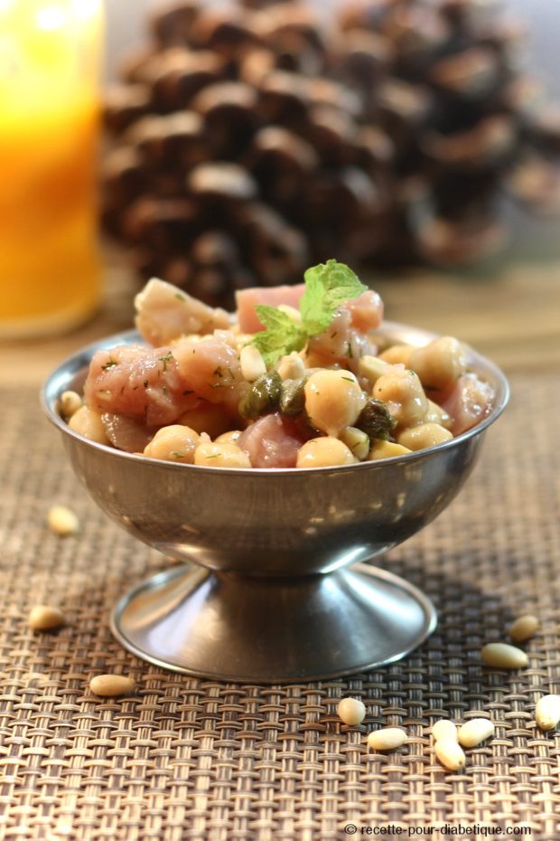 pois chiche thon tartare