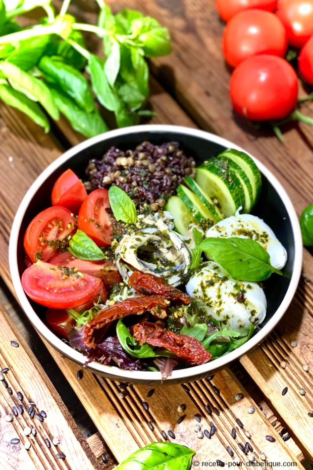poké bowl mozzarella