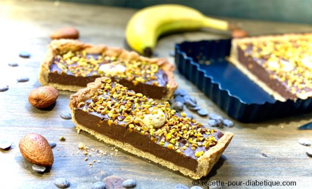 tarte chocolat sans sucre