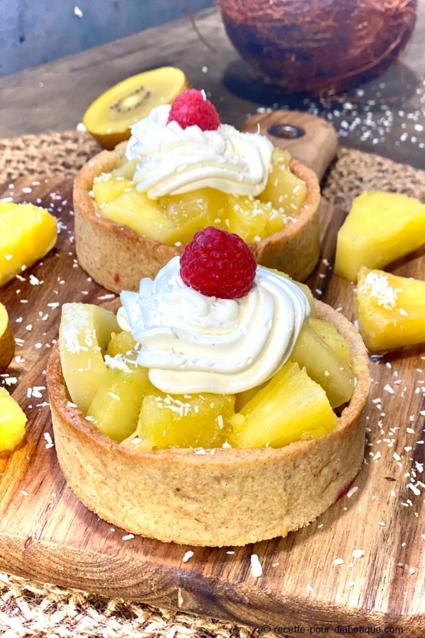 tartelettes ig bas fruits exotiques