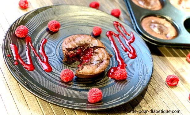 fondant chocolat coulant framboise