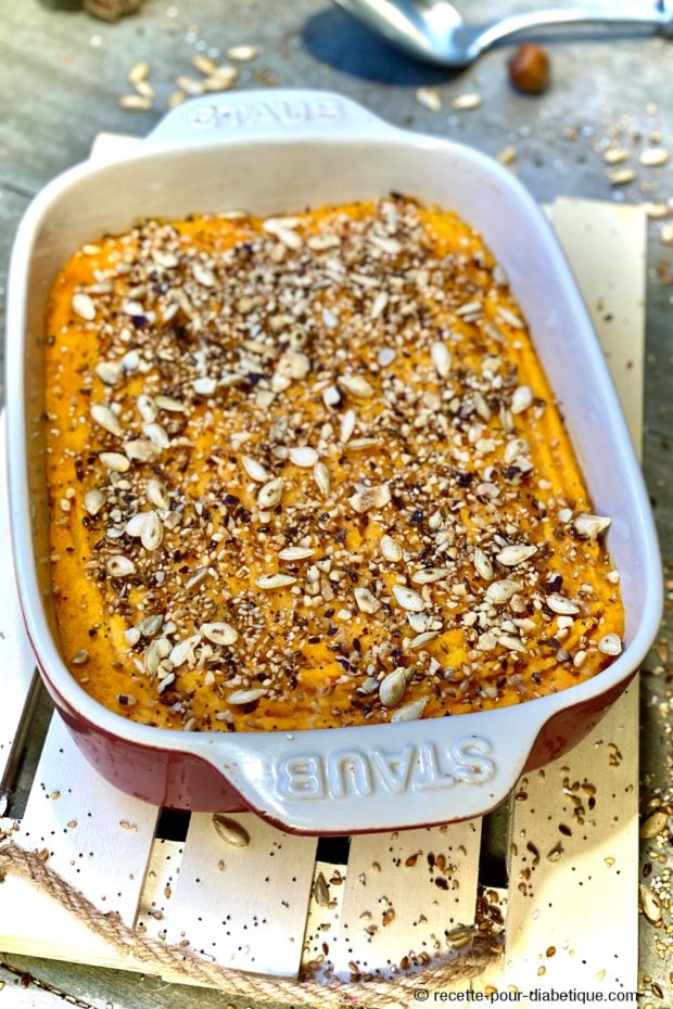 gratin butternut patate douce