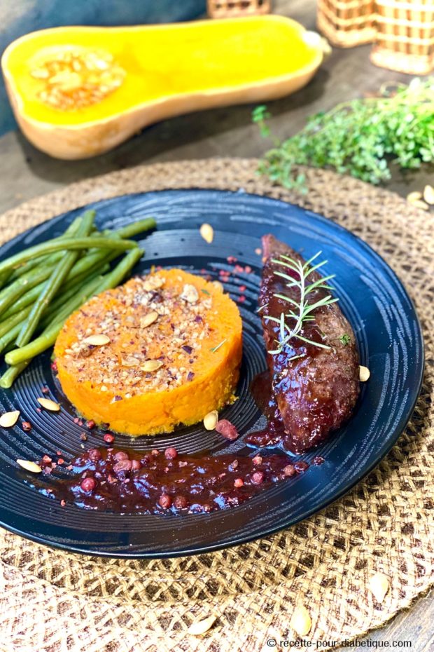 Magret de canard aux airelles