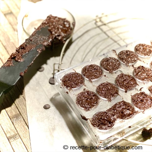 Rochers au chocolat sans sucre (IG Bas)