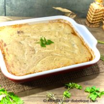 Moussaka et sa Béchamel IG Bas (sans gluten)