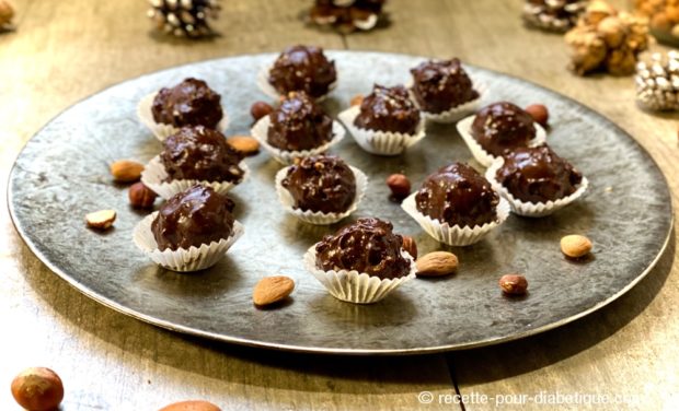 rochers au chocolat praliné