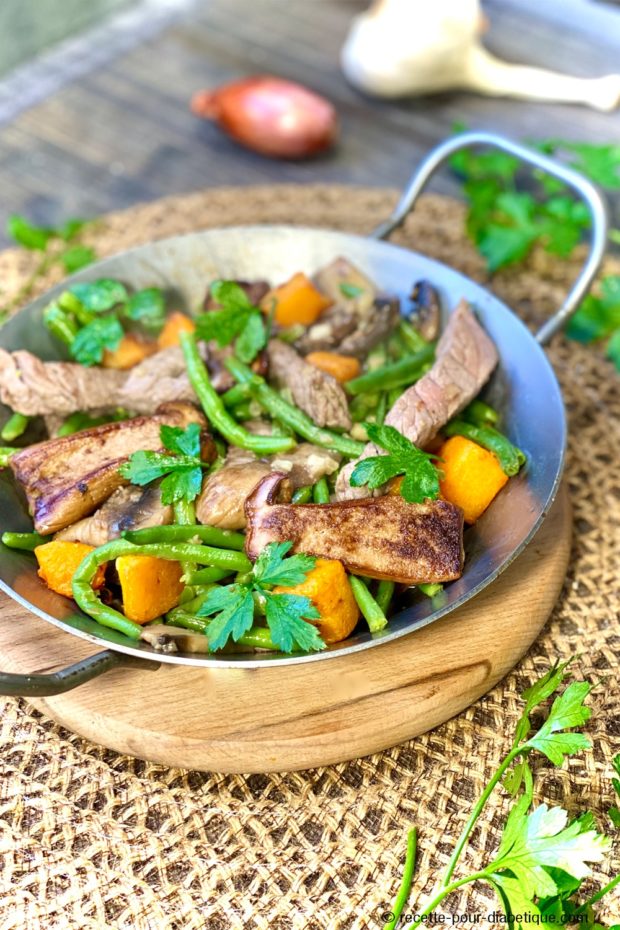 saute de boeuf cèpes