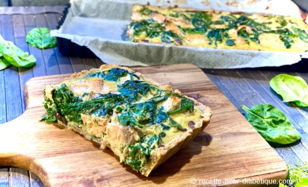 tarte saumon boursin épinards